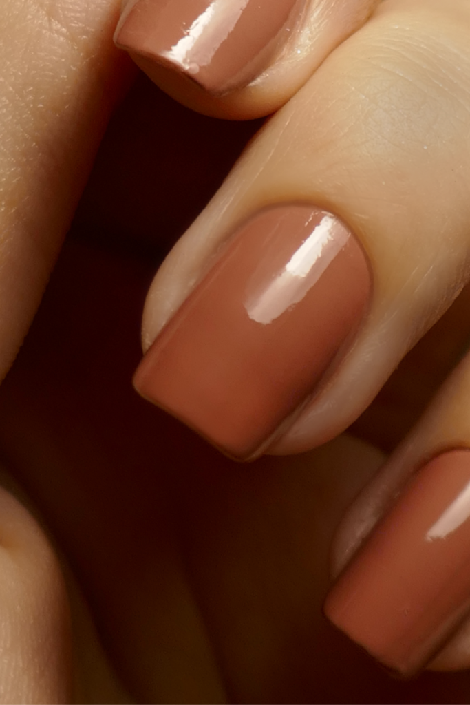 brown nailpolish